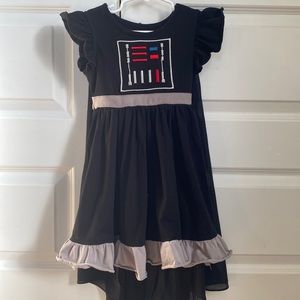 Darth Vader Star Wars Twirl Dress Size 4 with Cape from Only Little Once